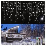 $40 Icicle Lights Outdoor, 33 Feet 72