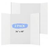 New $46 NEW AKONEGE 2 Pack 36' x 48' Trifold...