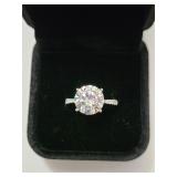 $3,075 App 5.2ct Moissanite Ring Sz6.75