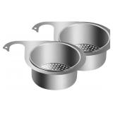 NEW 2 Stainless Steel swan Sink Drain Basket