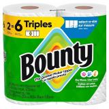 2pc Bounty Paper Towels