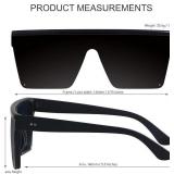 USED Square Oversized Sunglasses UV Protection