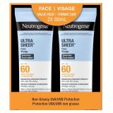New Neutrogena Ultra Sheer Face Sunscreen SPF...