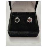 $1,000 App 2.00ct Black Stud Moissanite Earrings