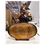 (19x14) Brass Metal Decorative Vase