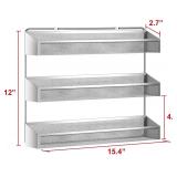 NEW $40 2pk Metal Spice Rack Organizers