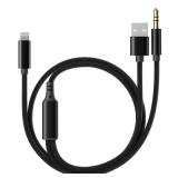 NEW 4FT 2-in-1 Lightning Charging & Audio Cable