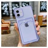 NEW $45 Purple Transparent Case for iPhone 14