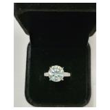 $3,950 App 5.00ct Moissanite Ring Sz7