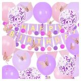 NEW Pink and Purple Birthday stuff