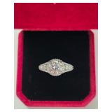$1,470 App 2.70ct Moissanite Ring Sz7