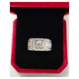 $1,565 App 1.40ct Moissanite Ring Sz8