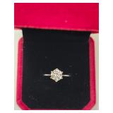 $950 App 1.00ct Engagmant Moissanite Ring Sz6 1/2