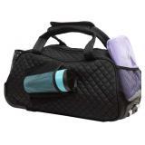NEW $30 Suitcase Style Rolly Yoga Bag with Wheels