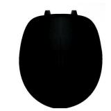 SEALED $50 (18.5') Black Elongated Toilet Seat