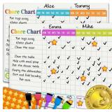 QUOKKA Magnetic Chore Chart for Kids Multiple Kids