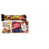 Kit Kat, Galaxy, Lions Chocolate