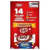 NESTLE Assorted Full Size Bars 14ct 638g