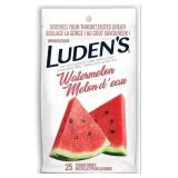 4x Luden's Throat Drops Watermelon, 25ct each pk