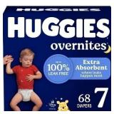 SEALED $72 (size 7) Huggies Overnites...