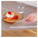 $60 (42'x72') Clear Table Cover Protector