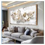 NEW $204 (20'x40') Wall Art Leaf Modern Botanical