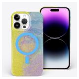 NEW iPhone 14 Pro Max Sparkle Case-Pink/Purple