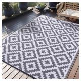 $60 (6x9ft) Outdoor Rug Waterproof Reversible