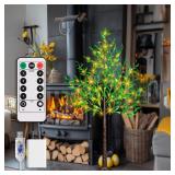 $70 1.2m Lighted Olive Tree