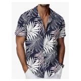 New Mens Hawaiian Shirts Short Sleeve...