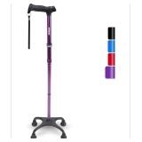 $46 REHAND Quad Cane, Foldable Walking Cane