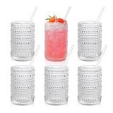 $32 KMIGRUAN Hobnail Drinking Glasses 15oz