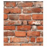 NEW $33 2PK Faux Brick Peel & Stick Wallpaper Roll