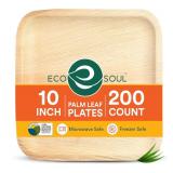 $97 ECO SOUL 10 Inch Disposable Palm Leaf