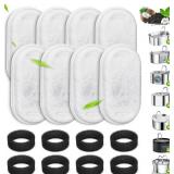 NEW 8+8PK Cat Water Fountain Filters & Sponges