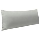 NEW NTBAY Body Pillowcase- Grey