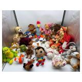 28pcs Plush Toys Lot Mixed Characters (Used)