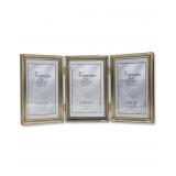 $61 Lawrence Frames Antique Brass Hinged Triple Pi