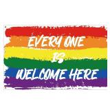 NEW (59'x35') Waterproof Rainbow Pride Banner