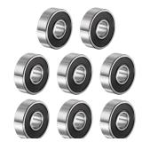 NEW 8PC Deep Groove Ball Bearings 7mm bore 19mm OD