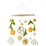 New Nursery Mobile for Boys Girls, Boho Bee...