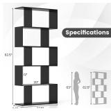 USED $105 5 Tier Geometric Bookcase