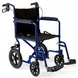 NEW $290 Medline Lightweight Transport Wheelchair