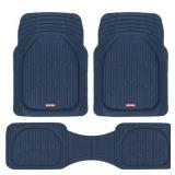 New $60 BDK Heavy Duty Blue Rubber Car Mats...