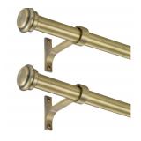 $59 2 Pack Curtain Rods 48 to 86 Inches,1 Inch