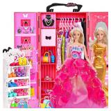 USED $40 105 Pcs Doll Clothes and Accessories