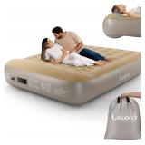 NEW $90 (Q) Air Mattress w/Built In Pump