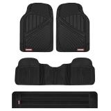 $89 Motor Trend: 3-Row Odorless Rubber Floor Mats