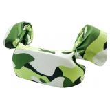 NEW $30 (30-50 lbs) Kids Green Camo Swim Vest
