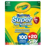 NEW Crayola Super Tips Washable Markers,